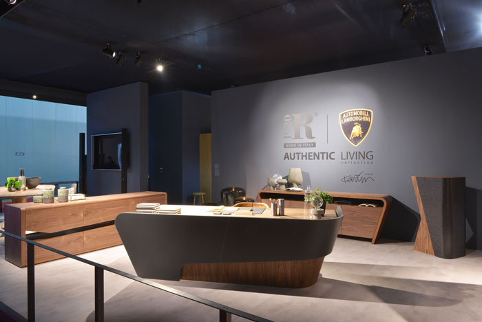 Automobili Lamborghini furniture at Salone del Mobile 2018
