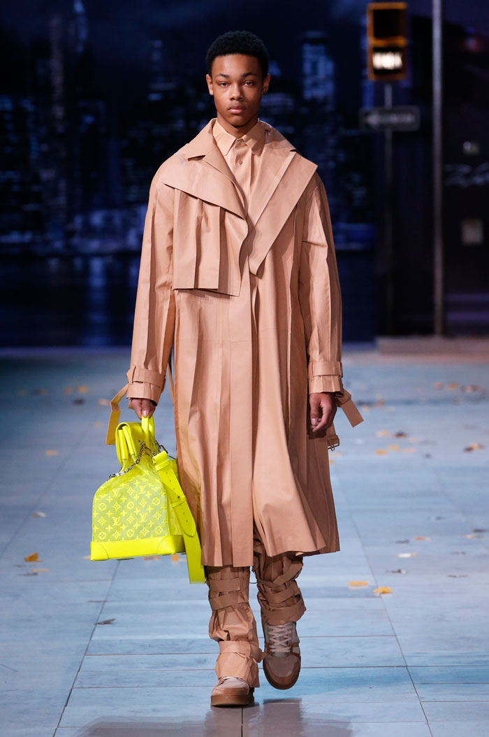 Louis Vuitton Men's Fall Winter 2019 collection neon bag