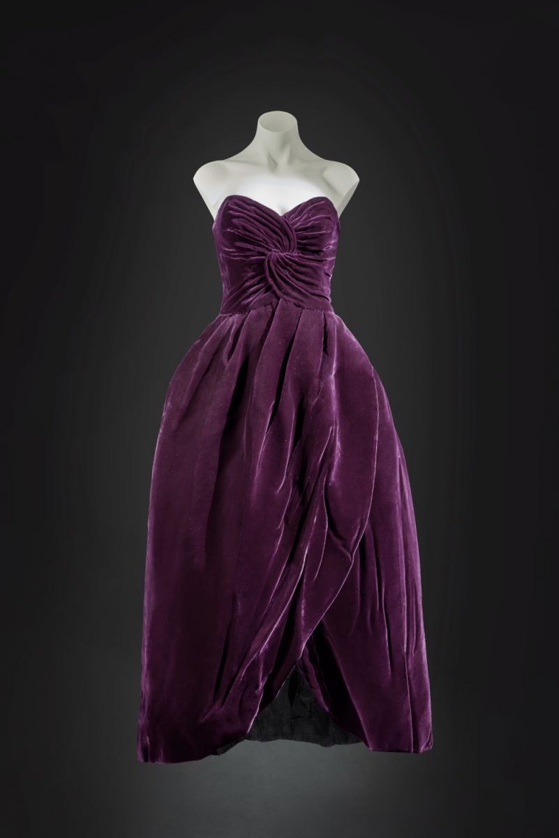 Princess Diana Purple Velvet Gown auction Sotheby's