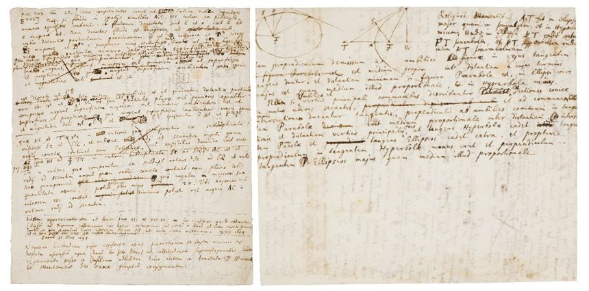 Newton's manuscript auction