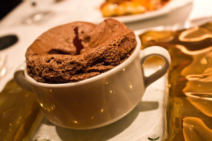 Baked Chocolate Souffle by chef gary danko