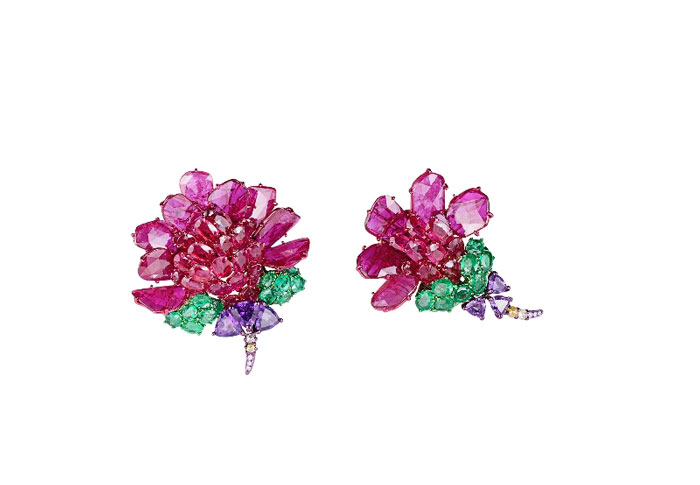 Bina Goenka Gemfields A Flower that Never Wilts ruby jewelry collection