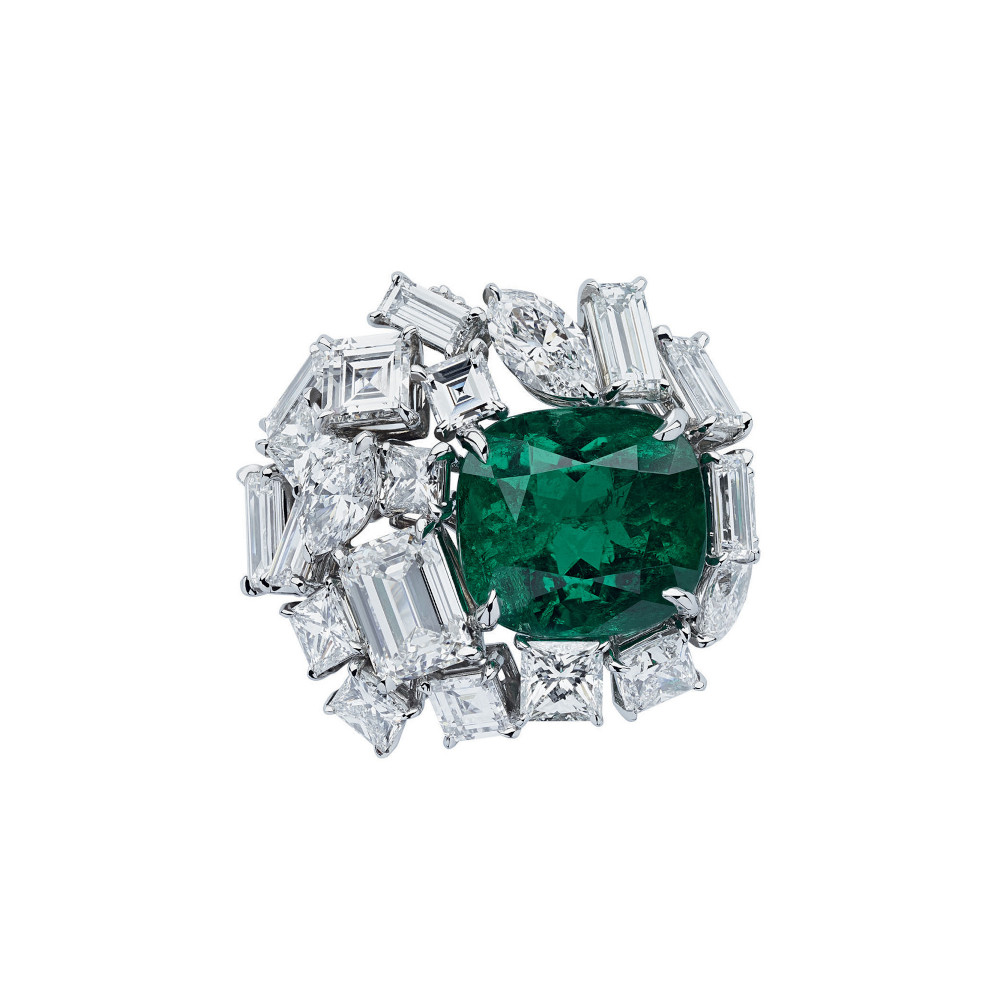 Dior emerald ring