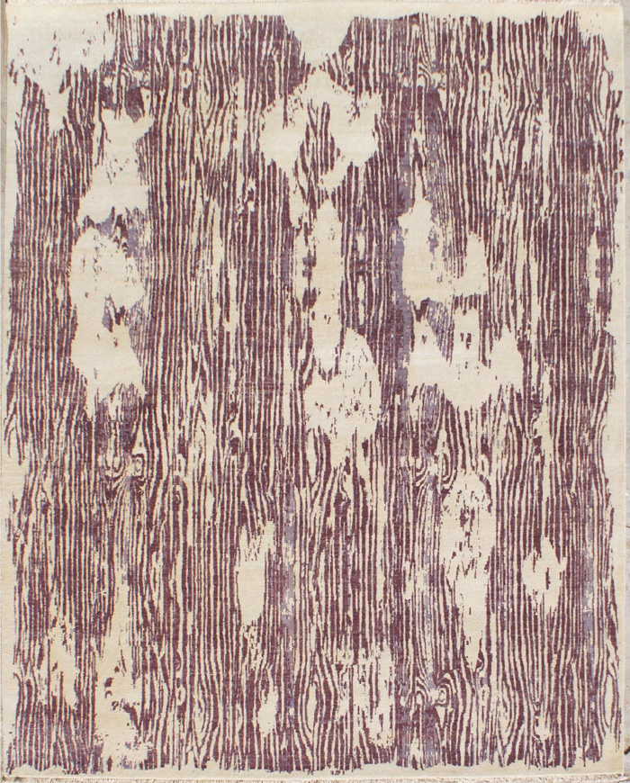 Faux Bois collection abstract pattern luxury rugs