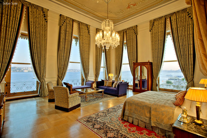 Sultan Suite at Ciragan Palace Kempinski Istanbul Turkey
