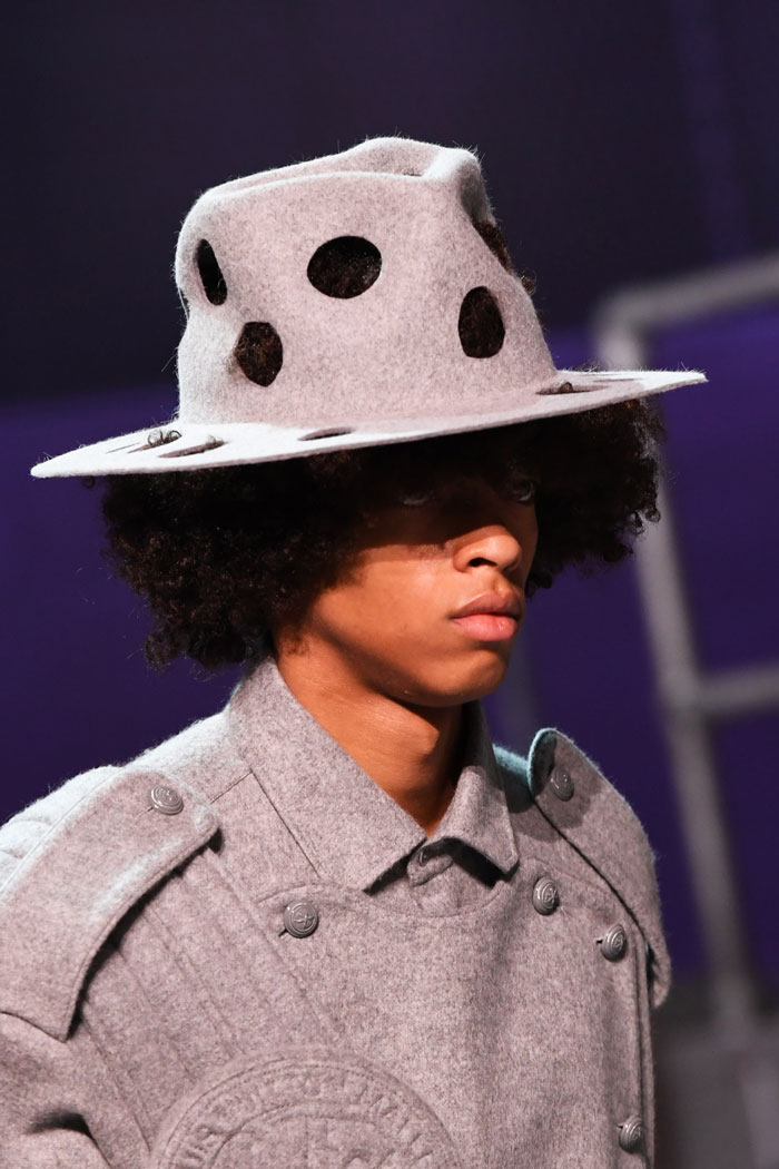 Louis Vuitton Men's Fall Winter 2019 collection polka hat