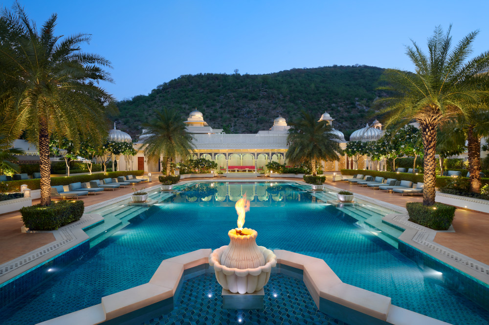 The Leela Palace Jaipur pool