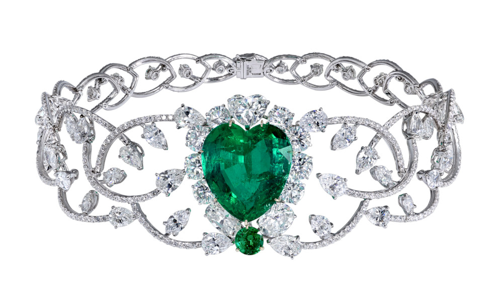 Moussaief Jewellery emerald choker