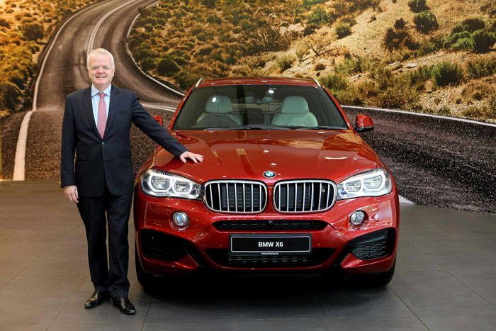 BMW X6 launch in india with philip von sahr