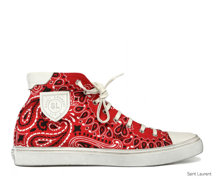 Saint Laurent Red Sneakers