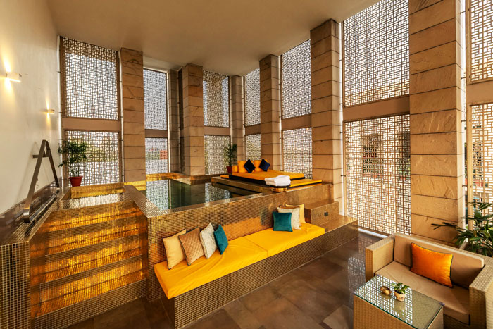 The Lodhi Sultan Suite Pool and Balcony