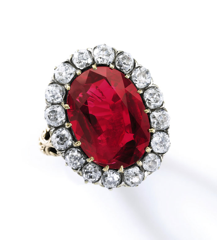 The Queen Maria-Jose Ruby Ring Sotheby's Geneva auction
