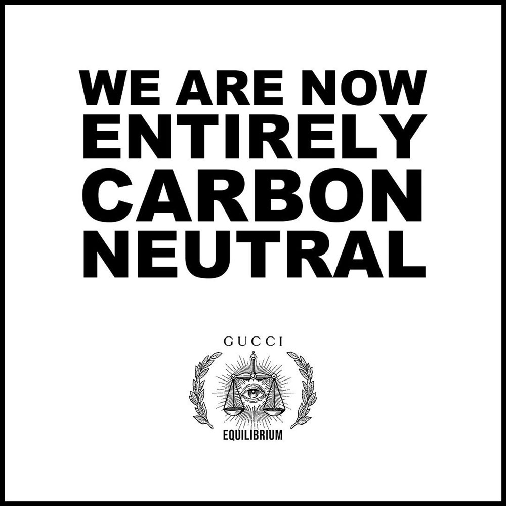 Gucci Carbon Neutrality