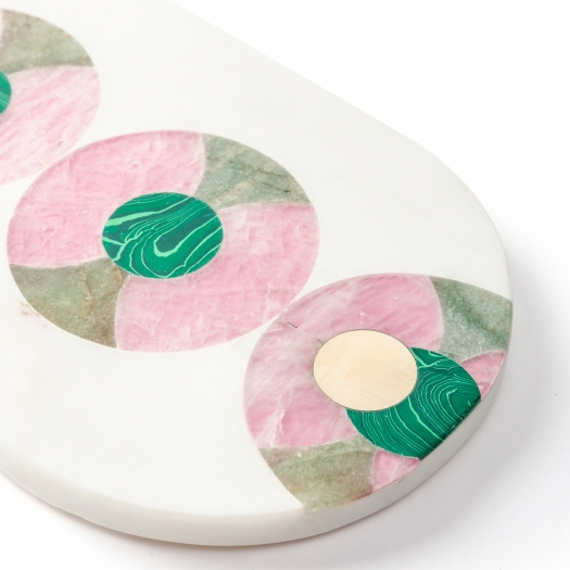 Serein Circles Inlayed Cheese Platter