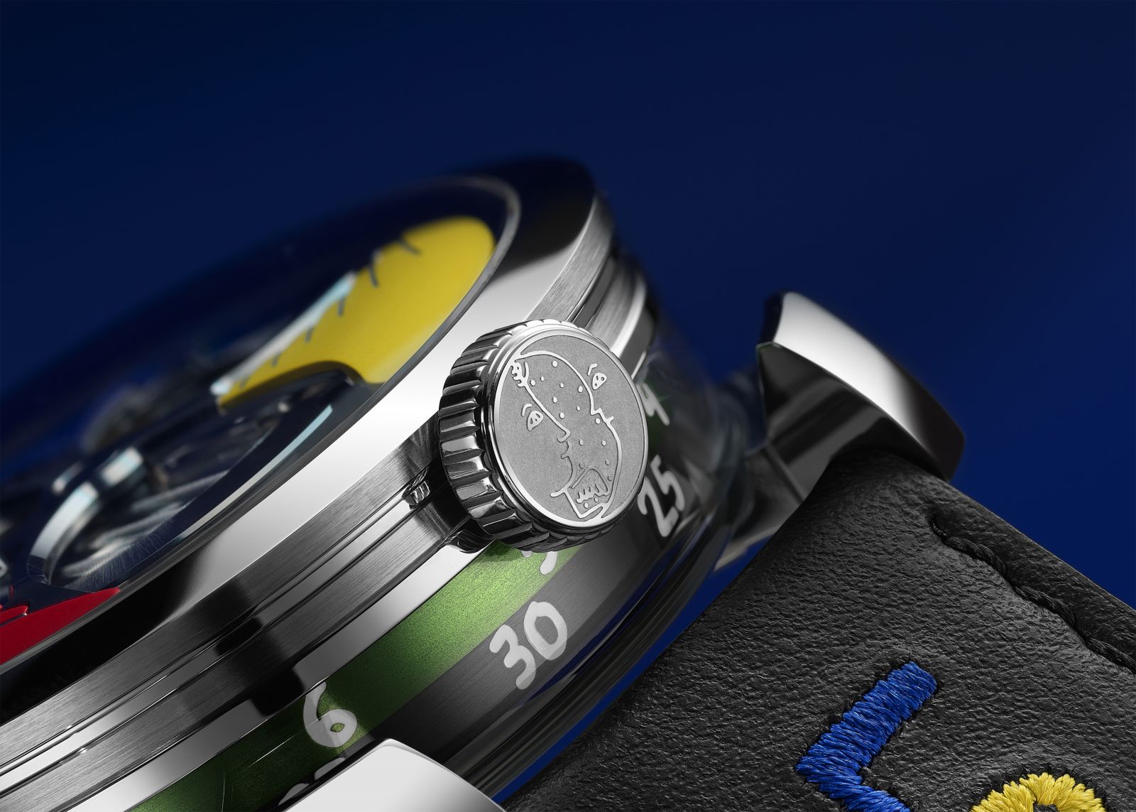 It’s time to love and play, thanks to MB&F! 3 MAD 1 X JCDC crown